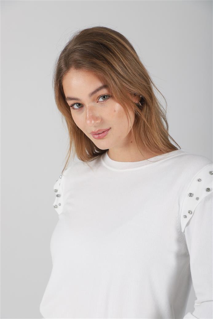 Sweater Yoko Bremer con Piedras